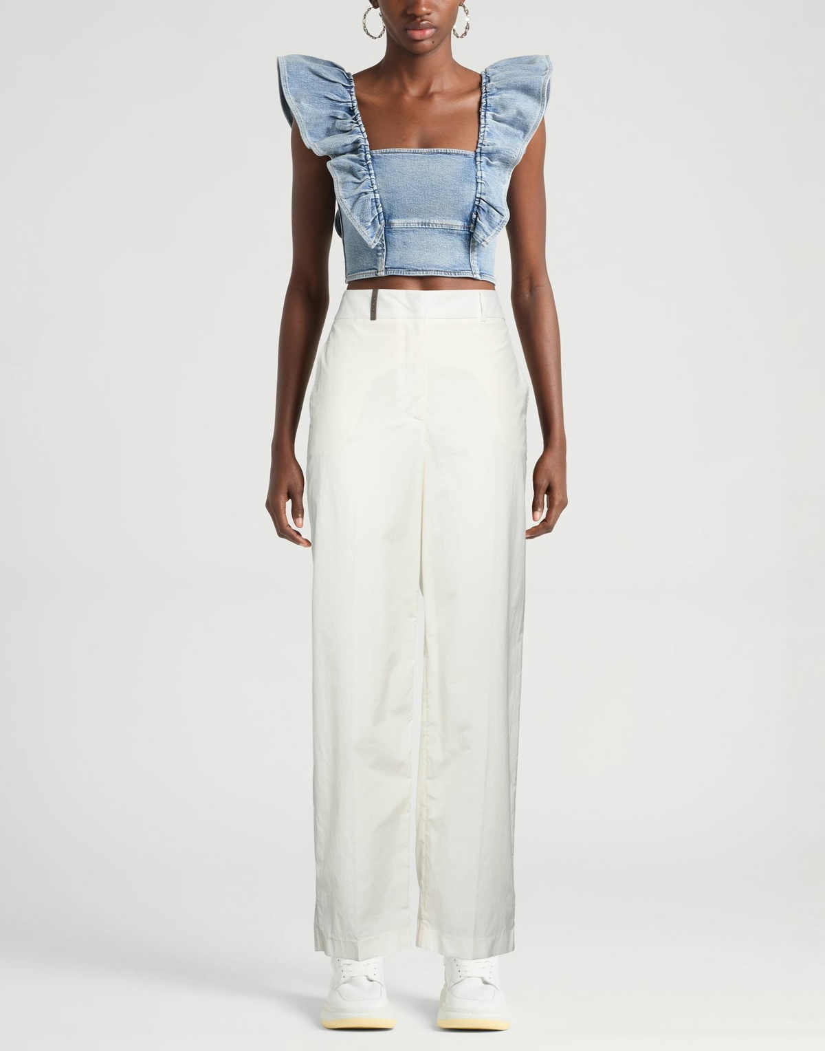 Peserico Womens Pants in White