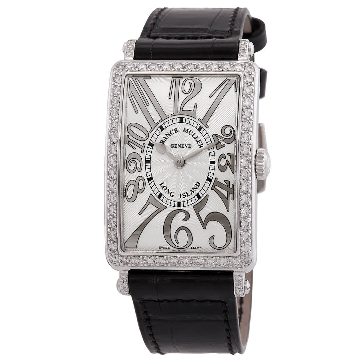 Franck Muller Long Island Quartz Diamond Silver Dial Unisex Watch 952 QZ D 1R REL AC