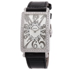 Franck Muller Long Island Quartz Diamond Silver Dial Unisex Watch 952 QZ D 1R REL AC