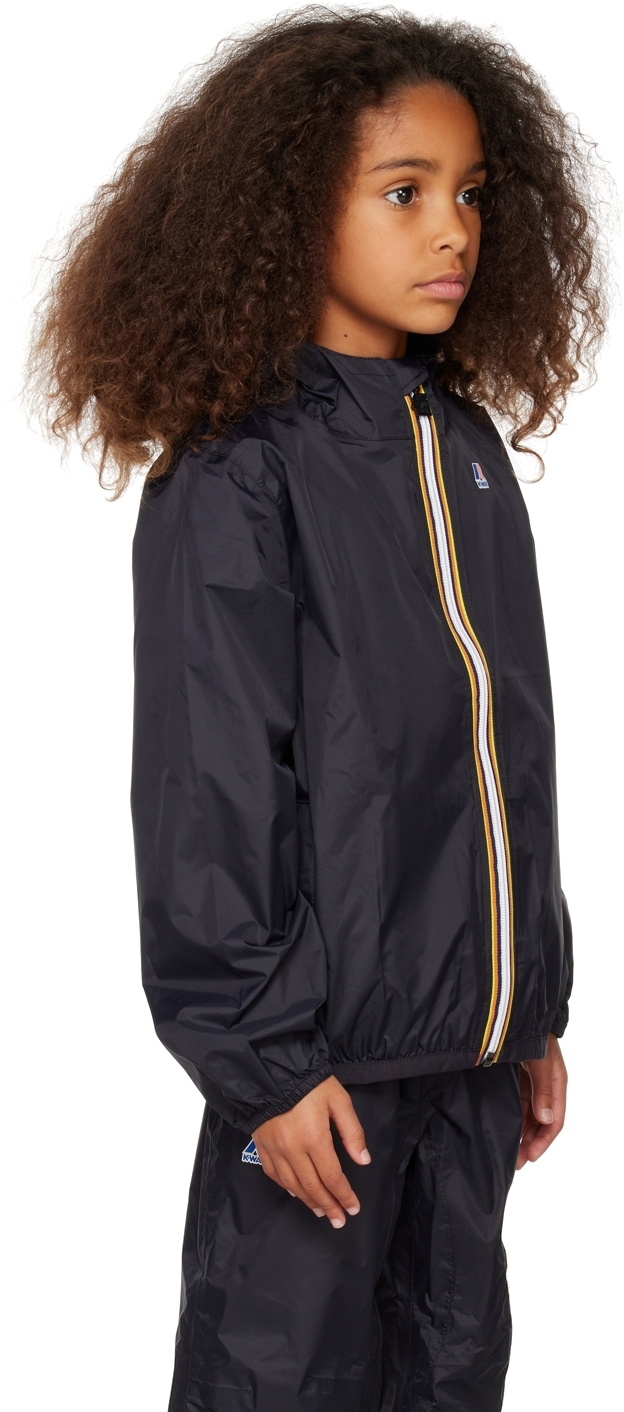 K-Way Kids Black Claude Rain Jacket