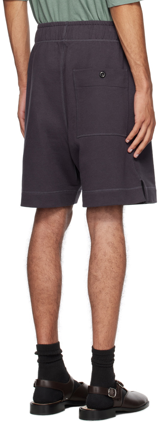 MHL by Margaret Howell Indigo Flatlock Shorts