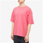 Champion Reverse Weave Men's Acid Washed T-Shirt in Pink