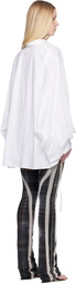 Ottolinger White Liberated Double Shirt Minidress