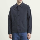 NN07 Men's Blaze Seersucker Shirt Jacket in Navy Blue