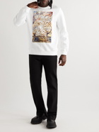 Alexander McQueen - Printed Cotton-Blend Jersey Sweatshirt - White