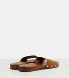 Gianvito Rossi Riviera suede slides