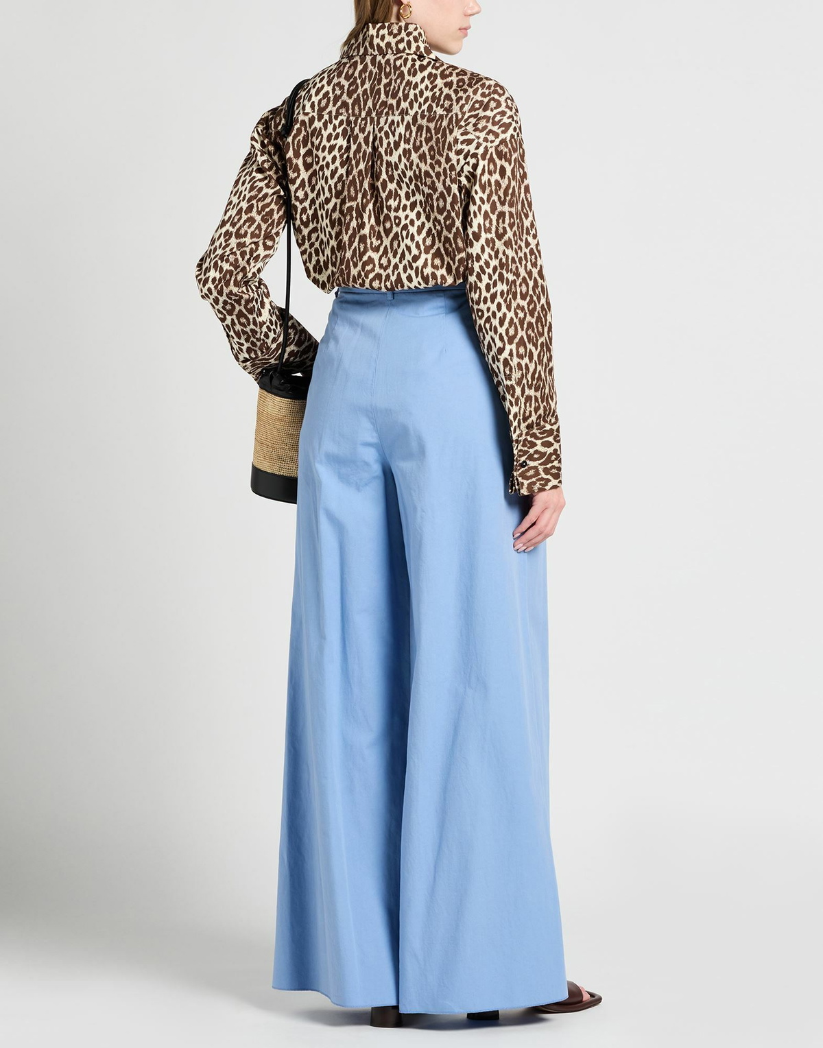 Rochas Womens Pants Light in Blue