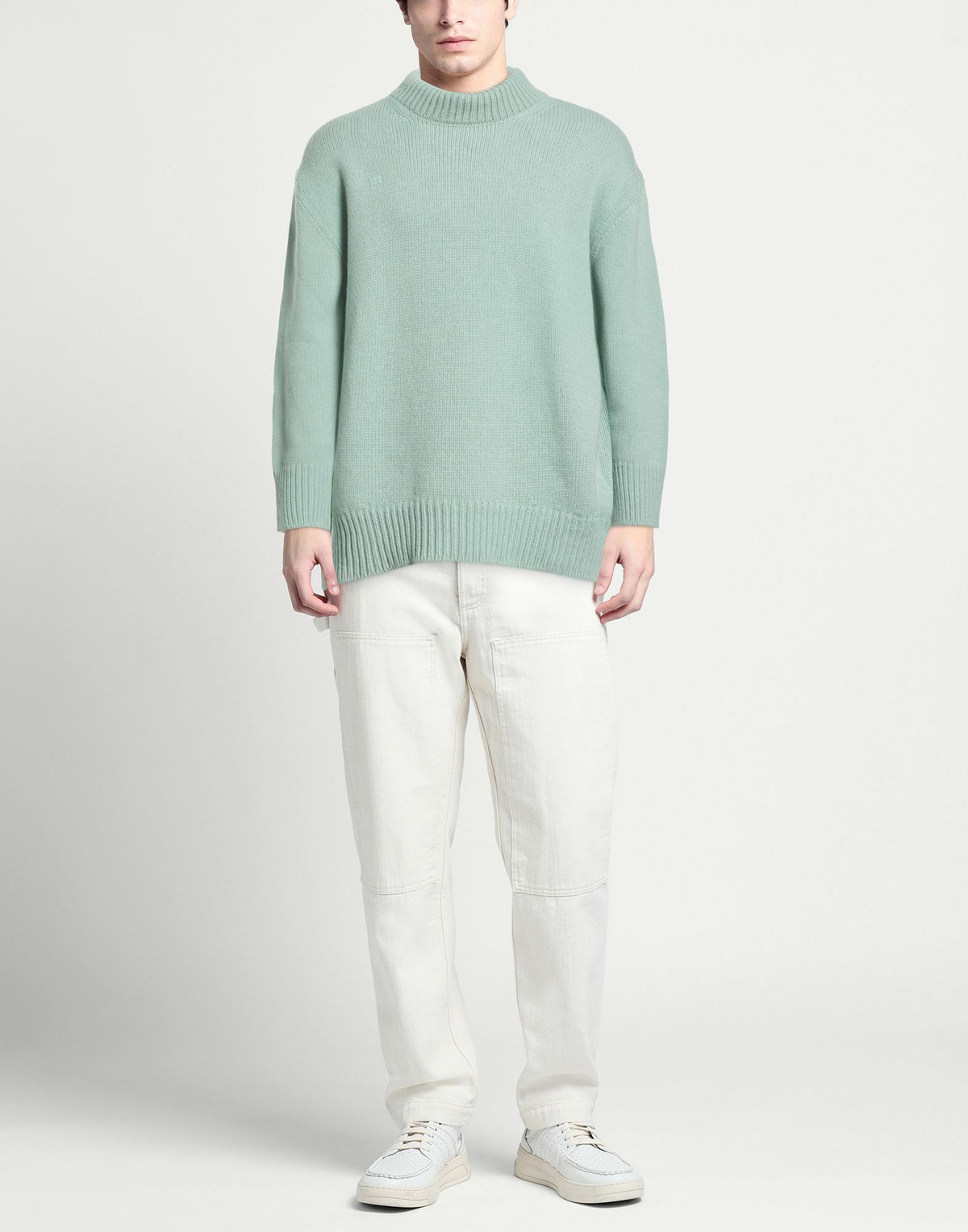 Pangaia Mens Turtleneck Light in Green