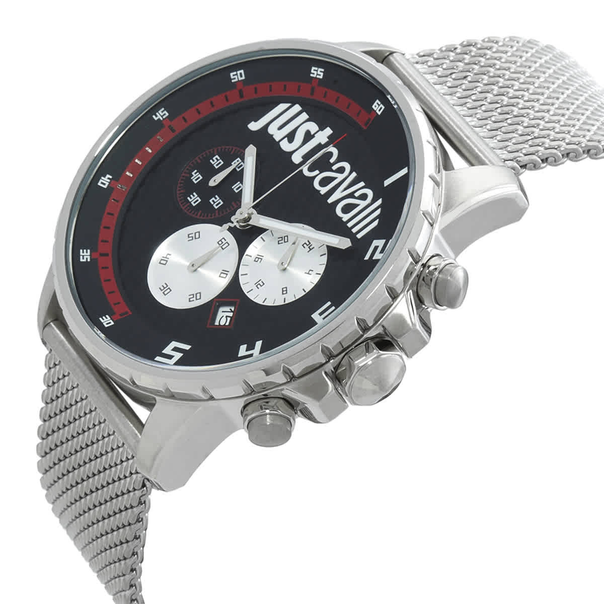 Just Cavalli Chronograph Quartz Black Dial Mens Watch JC1G063M0265
