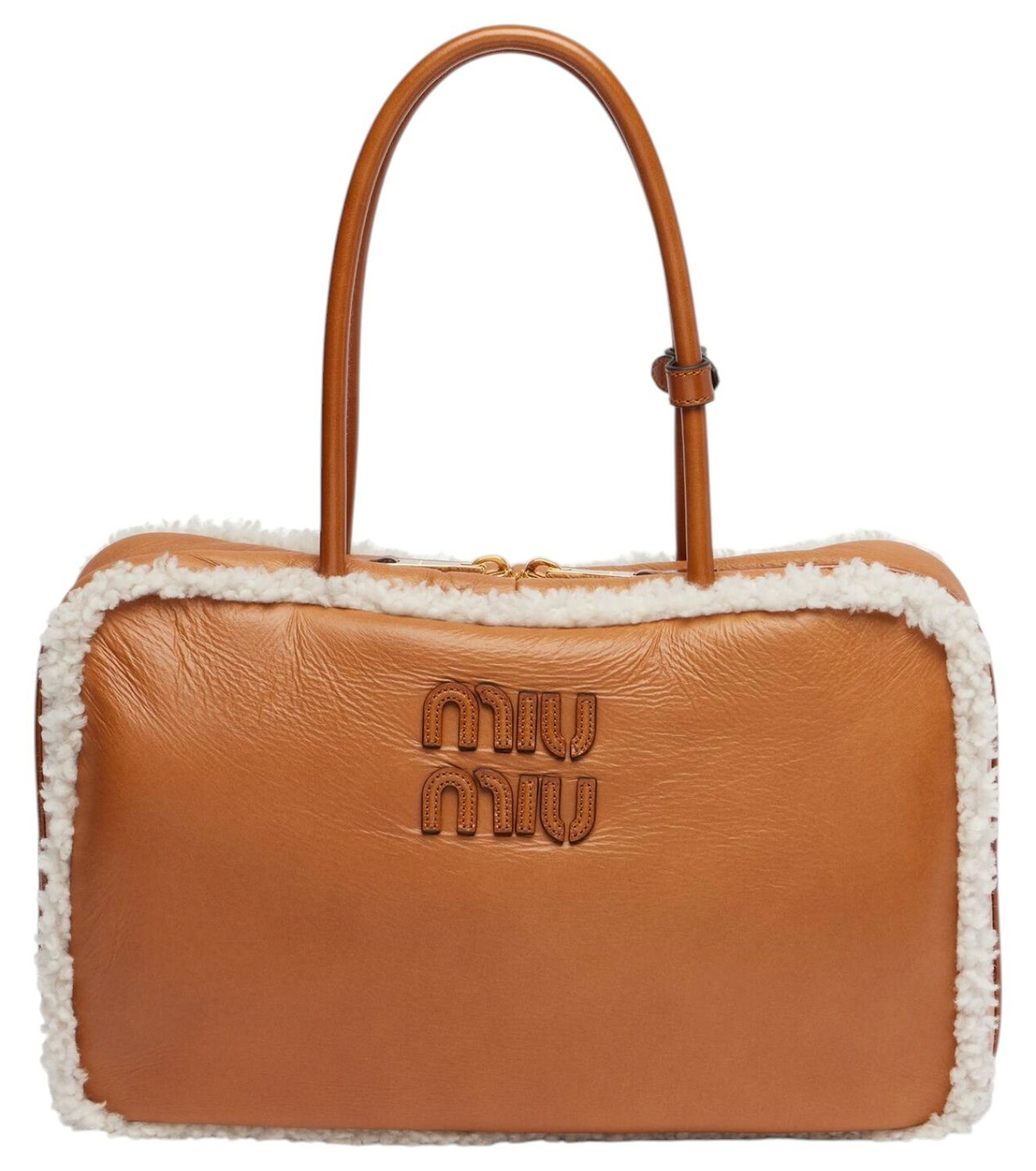 トートバッグ MIU MIU Matelasse Nappa Leather Tote Miu Miu Prugna Matelasse Nappa Leather Large Shopping Tote