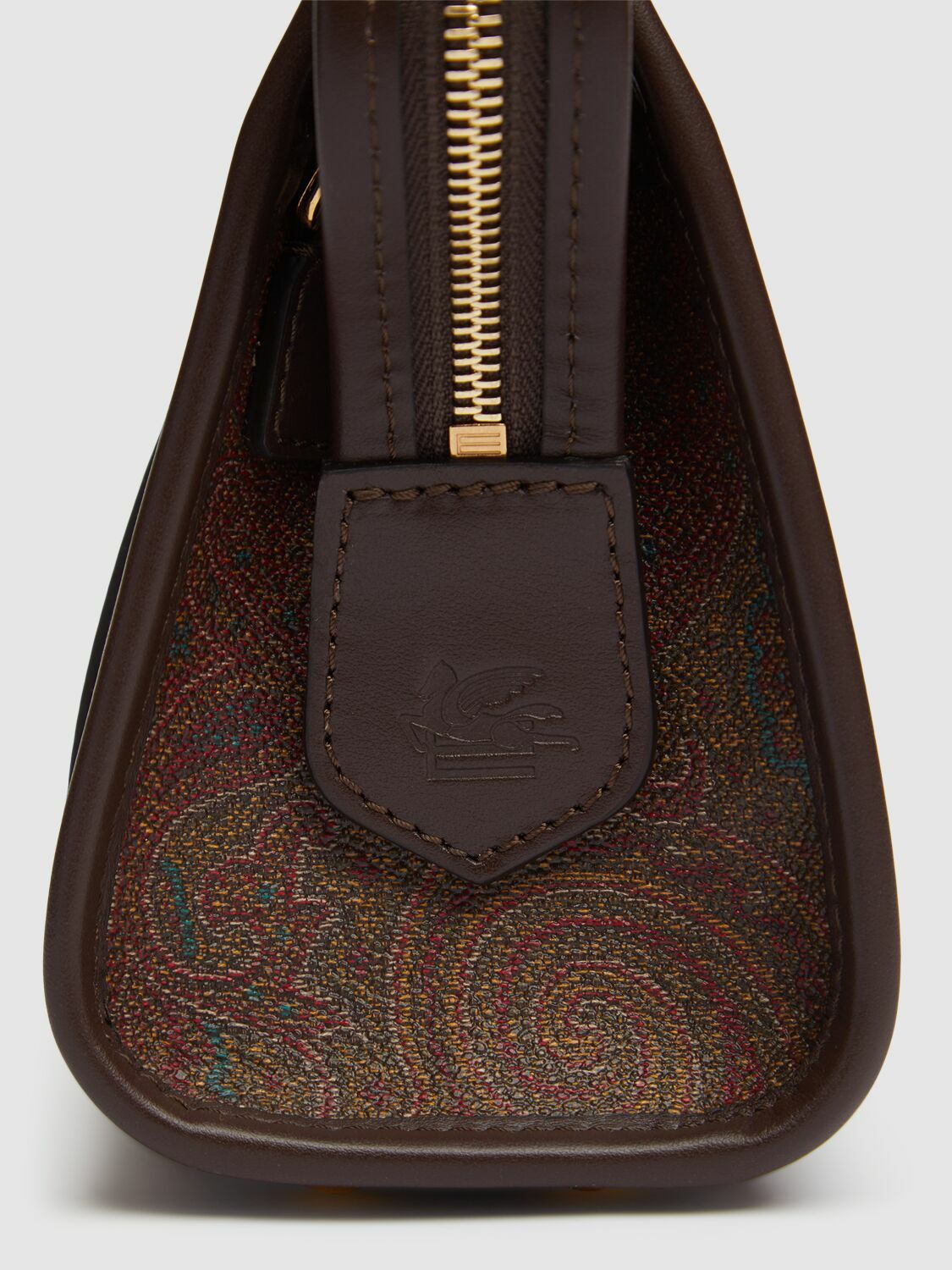 ハンドバッグ ETRO TOP HANDLE BAGS BROWN ETRO Small Bauletto Arnica Top Handle Bag Etro