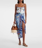 Camilla Printed beach cover-up