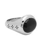 Maple Men's Tubby Ring in Silver/Onyx