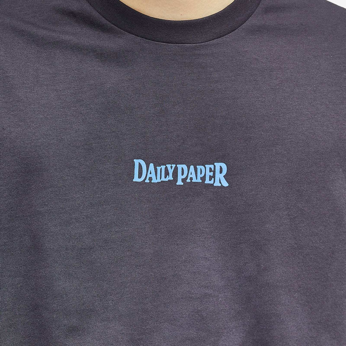 Daily Paper Men's Rami Long Sleeve T-Shirt in Deep Navy
