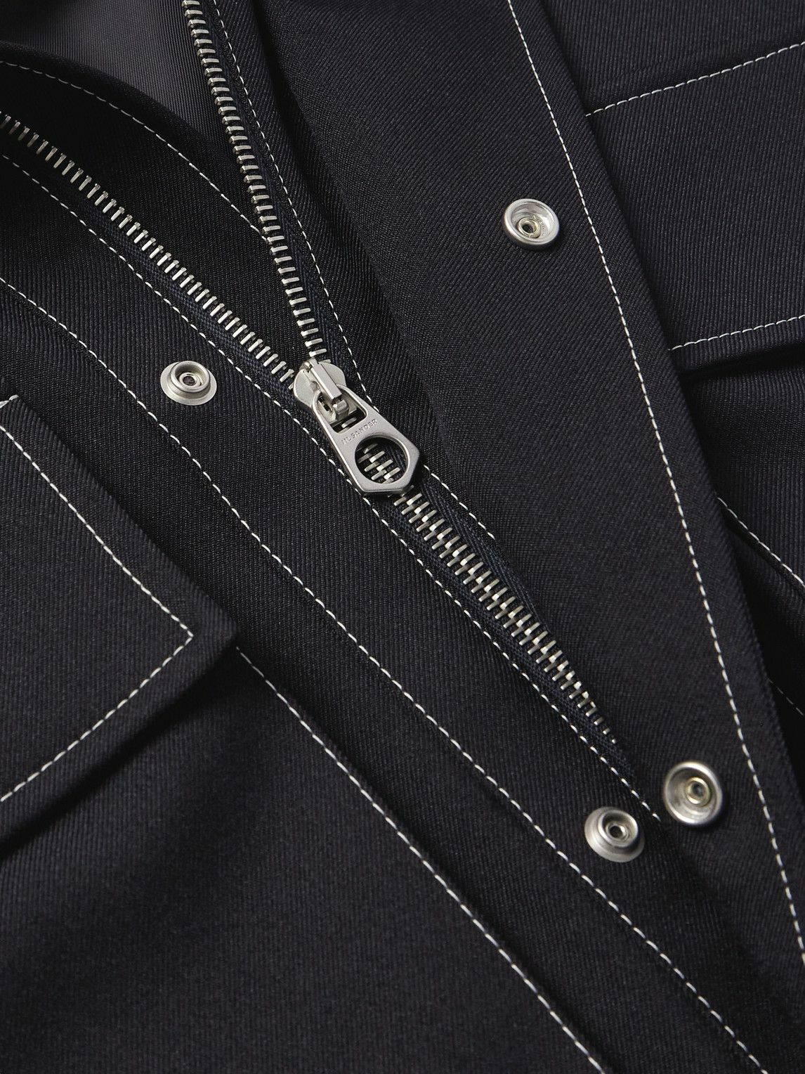 Jil Sander - Recycled-Gabardine Blouson Jacket - Blue Jil Sander