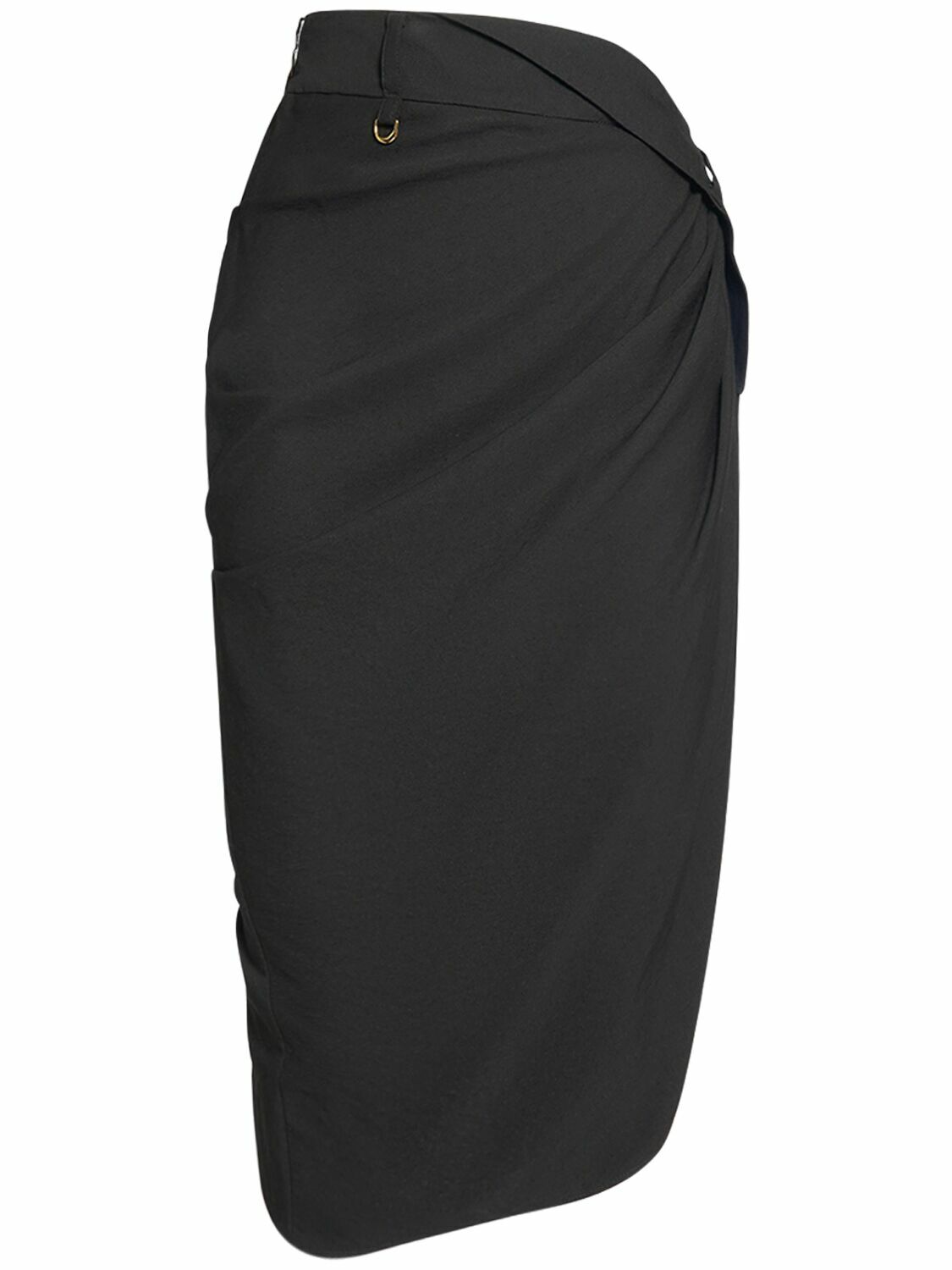 JACQUEMUS - La Jupe Saudade Satin Midi Wrap Skirt Jacquemus