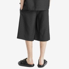 Alexander McQueen Men's Jacquard Skull Shorts in Black/Black