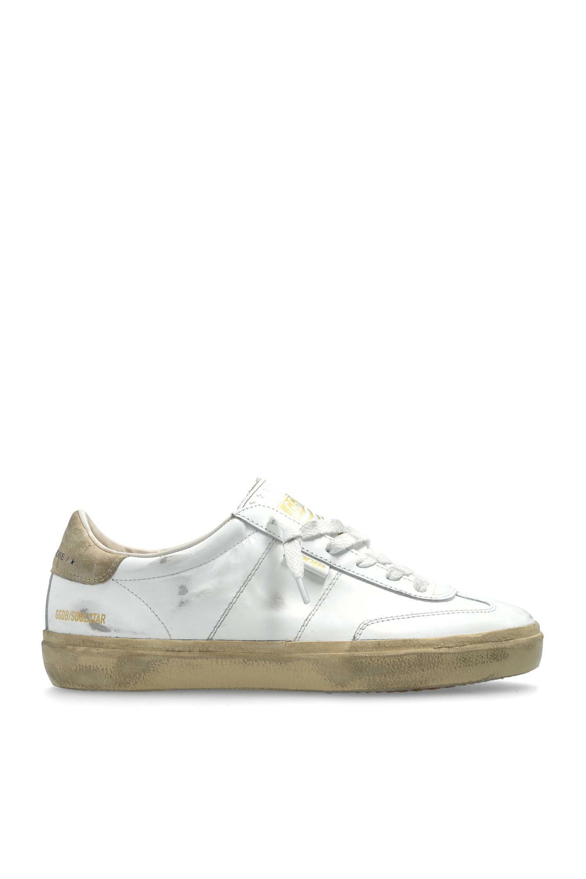 Golden Goose White and Gold Hi Star Sneakers Golden Goose Golden Goose White and Gold Hi Star Sneakers Golden Goose
