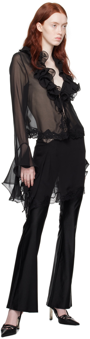 VAILLANT Black Layered Trousers