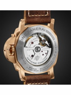 Panerai - Submersible Automatic 47mm Bronze and Leather Watch