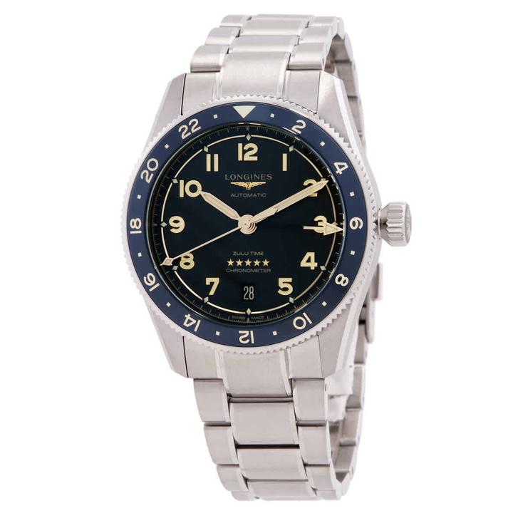 Photo: Longines Spirit Zulu Time Automatic Chronometer Mens Watch L38024606