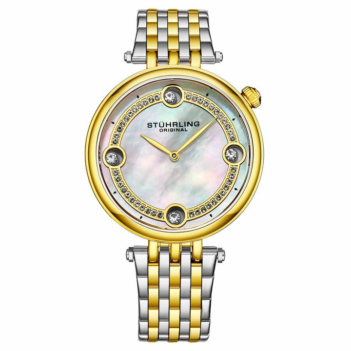 Photo: Stuhrling Original Symphony Quartz Silver Dial Ladies Watch M16813