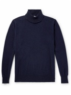 Caruso - Wool and Cashmere-Blend Rollneck Sweater - Blue