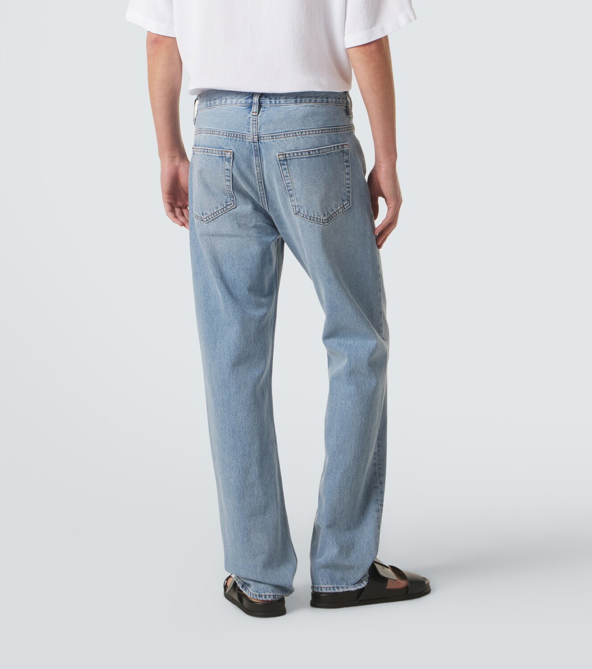 Frame Mid-rise straight jeans