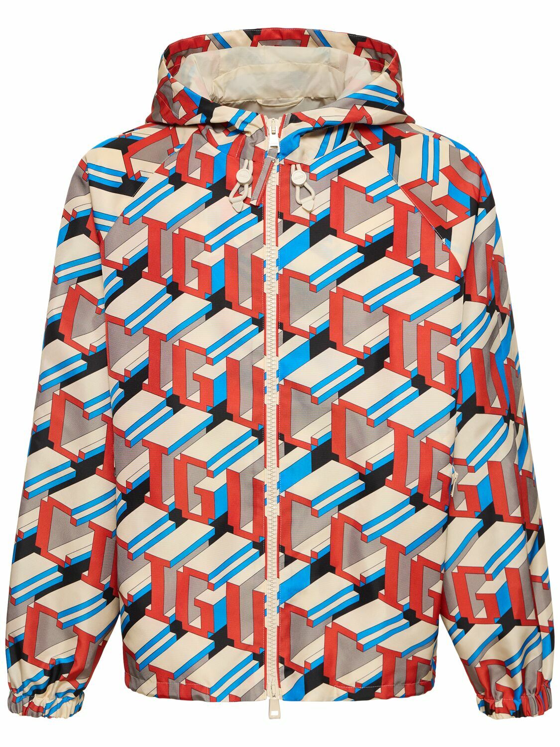GUCCI - Pixel Deep On Logo Nylon Jacket Gucci