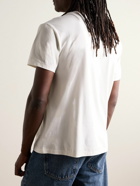 Polo Ralph Lauren - Logo-Appliquéd Embroidered Cotton-Jersey T-Shirt - Neutrals