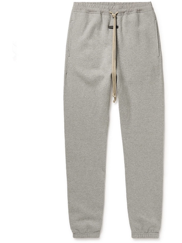 Photo: Fear of God - The Vintage Tapered Cotton-Jersey Sweatpants - Gray