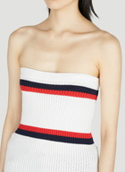 Meryll Rogge Ribbed Bustier Top