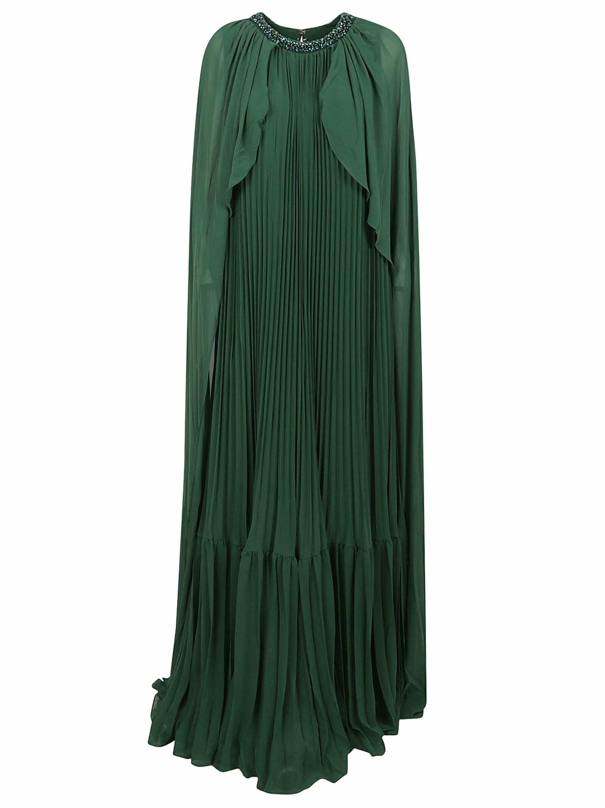 Self-Portrait Caped chiffon midi dress Self-Portrait