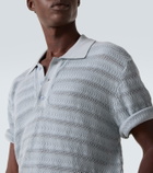 Frescobol Carioca Vidal cotton jacquard polo shirt