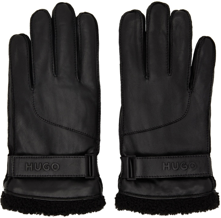 Photo: Hugo Black Leather Gloves