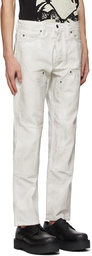 Enfants Riches Déprimés White Cargo Carpenter Jeans