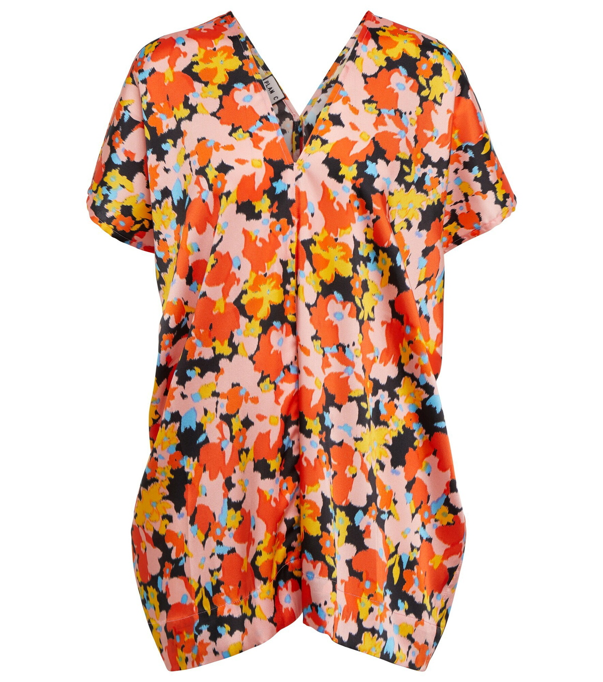 Plan C - Floral twill top