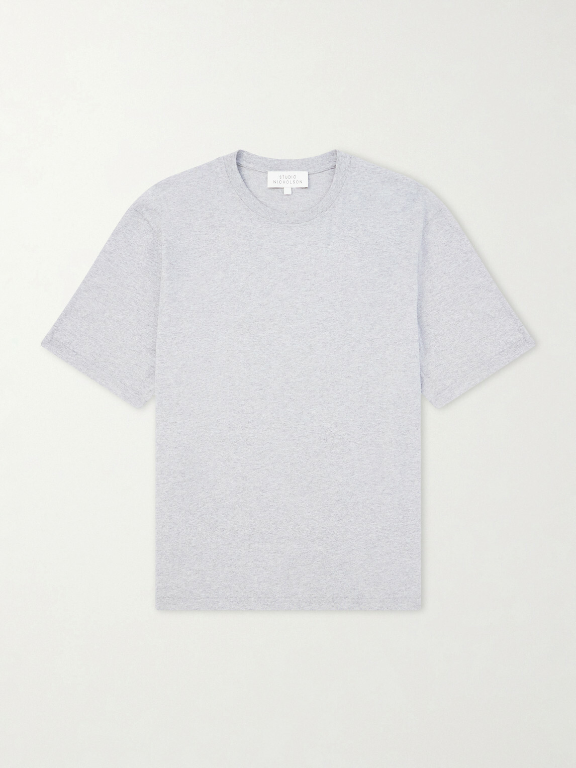 Studio Nicholson - Bric Cotton-Jersey T-Shirt - Gray