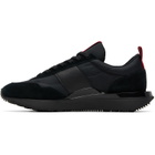 Polo Ralph Lauren Black Train 89 Suede & Oxford Sneakers