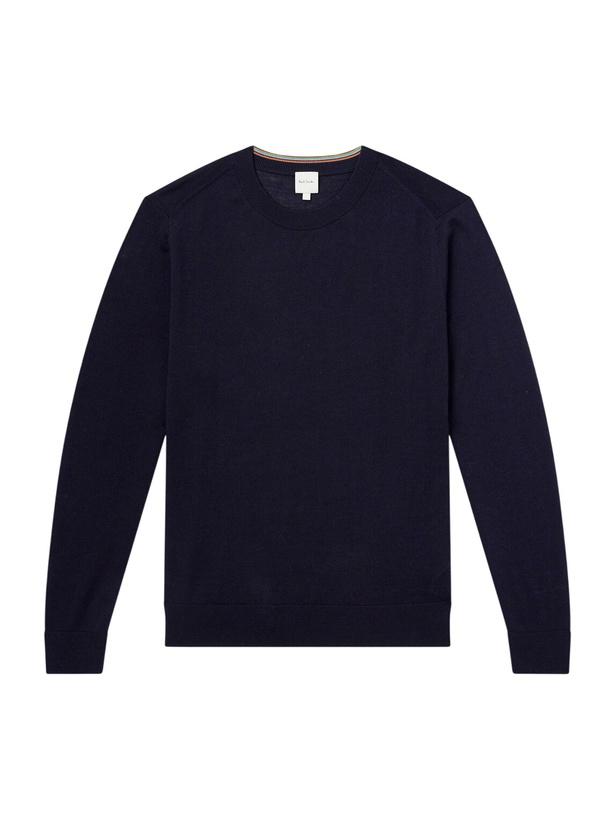 Photo: Paul Smith - Merino Wool Sweater - Blue