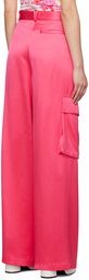 Versace Pink Cargo Pocket Trousers