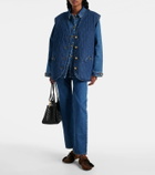 Blazé Milano Suffolk quilted denim vest