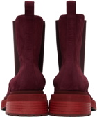 Eckhaus Latta Burgundy Mike Boots