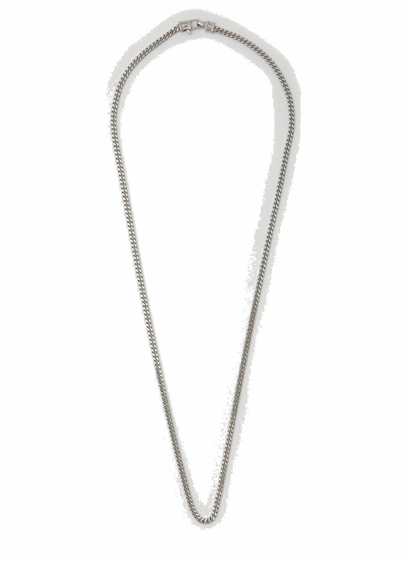 Photo: Curb Chain Necklace in Silver