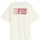 FrizmWORKS Men's Thunder Sauna Signboard T-Shirt in White