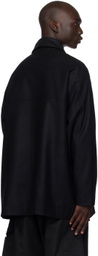 Lownn Black Buttoned Jacket