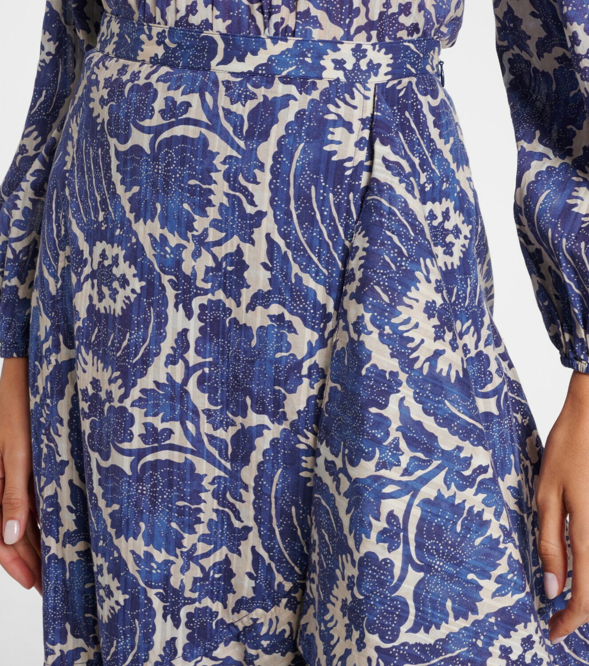 Ulla Johnson Sabina printed cotton-blend maxi skirt