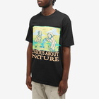 MARKET Men's Curious About Nature T-Shirt in Washed Black