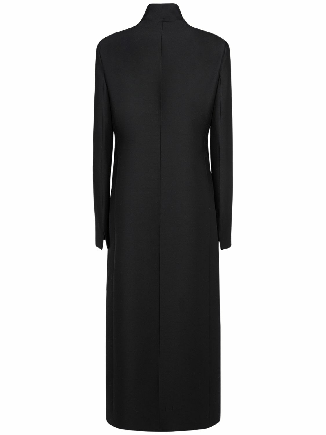 コート The Row Egle Single-Breasted Wool And Silk Coat THE ROW Egle single-breasted wool and silk coat - Black