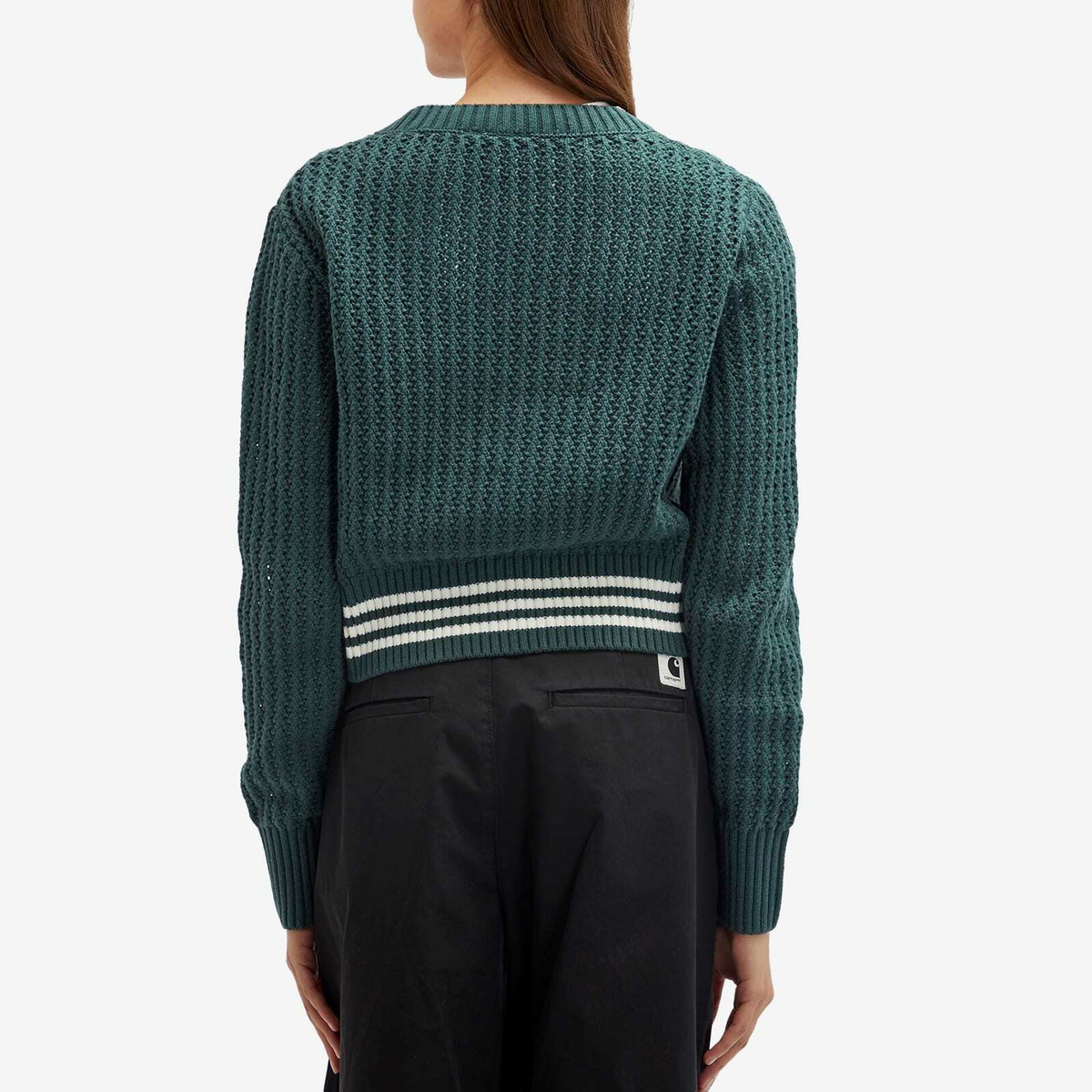 Adidas Women's Cardigan in Mineral Green adidas